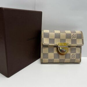 Louis Vuitton Azur Damier Compact Wallet